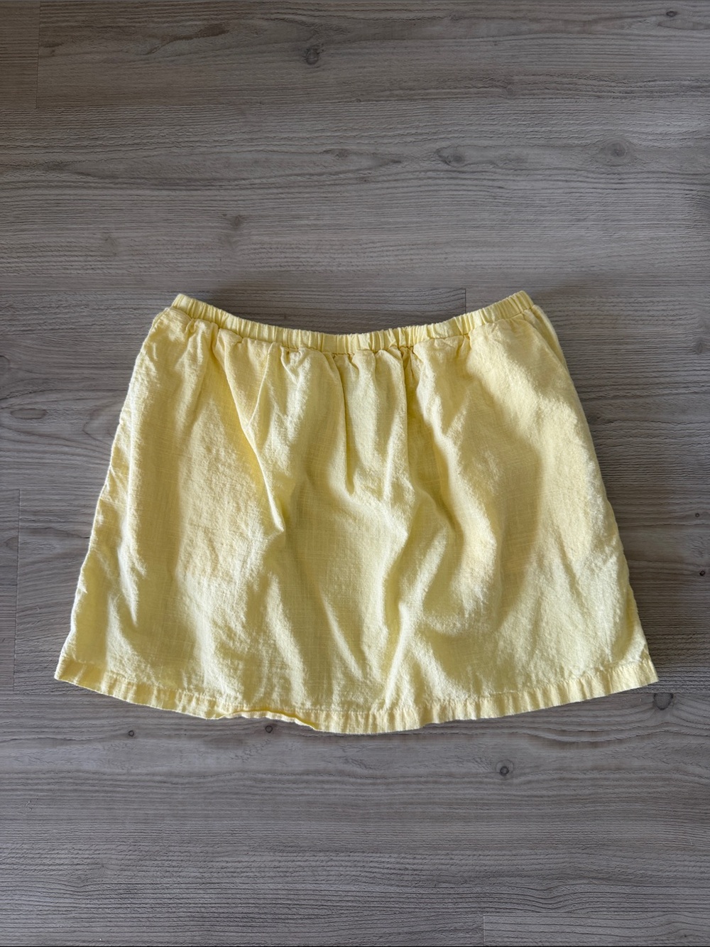 Seven Wonders Butter Yellow Mini Skirt
